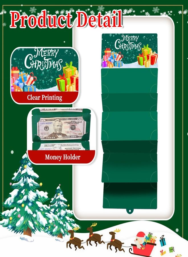 Lettry 5 Pcs Christmas Money Holder for Cash, Surprise Money Holder with 10 Slots Xmas Money Present Holder for Men Women Kids Birthday Gifts Xmas Party Supplies (Christmas) - Image 3